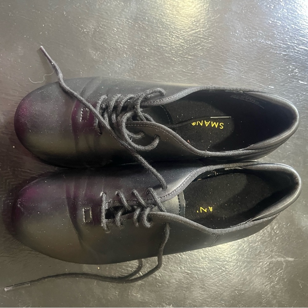 Weissman Black Kids Oxfords
